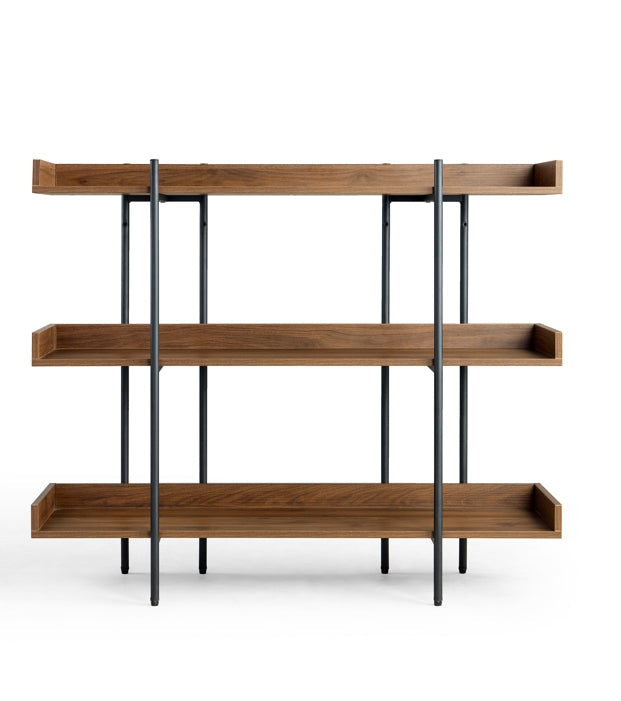 Multi-Tiered Stylish Open Storage Bookshelf/Open Display Shelves/Steel Legs