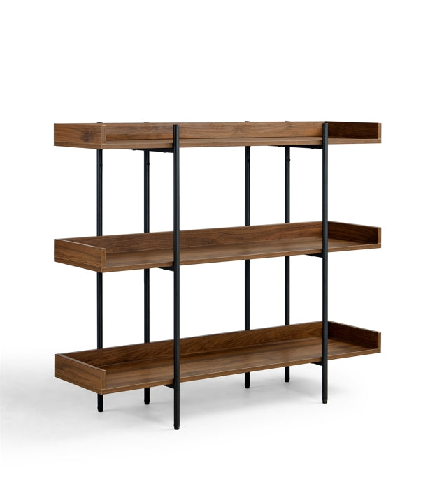 Multi-Tiered Stylish Open Storage Bookshelf/Open Display Shelves/Steel Legs