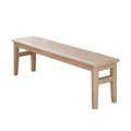 Nangle Minimalist Solid Wood Entryway Bench/Dining Bench 160cm/180cm