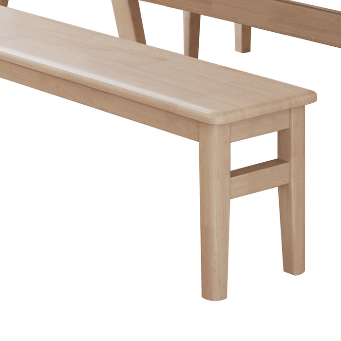 Nangle Minimalist Solid Wood Entryway Bench/Dining Bench 160cm/180cm