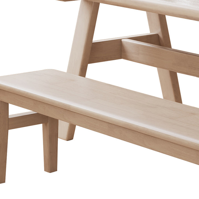 Nangle Minimalist Solid Wood Entryway Bench/Dining Bench 160cm/180cm