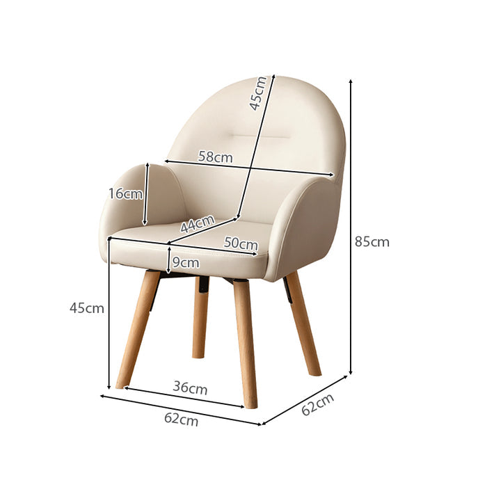 Natalia 360-Degree Rotation Eco-friendly Cloud Leather Computer Chair/Office Chair