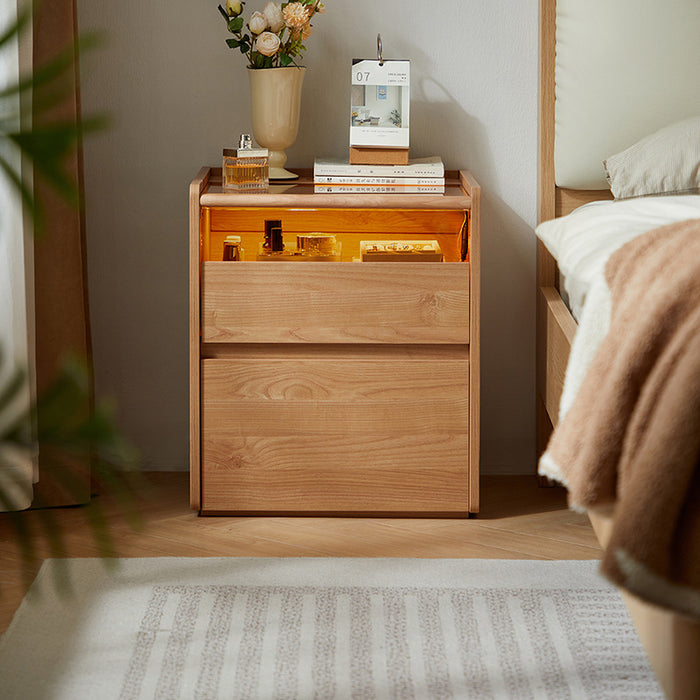 Neil Side Table/Bedside Table with Drawer/Light For Bedroom