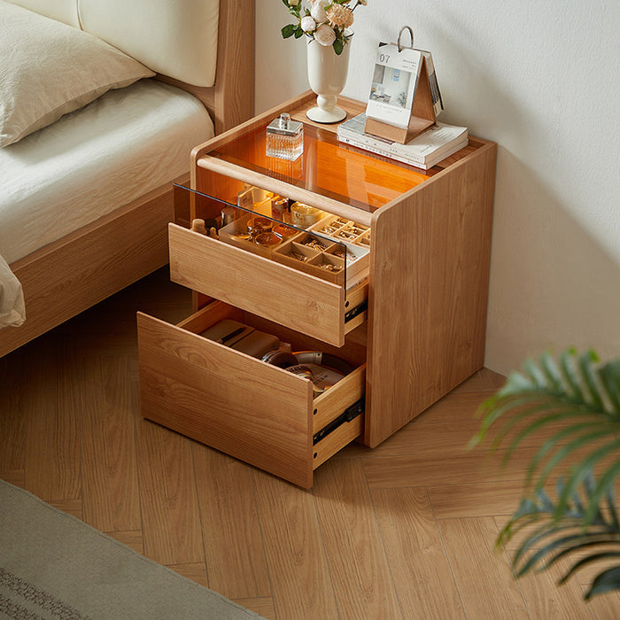 Neil Side Table/Bedside Table with Drawer/Light For Bedroom