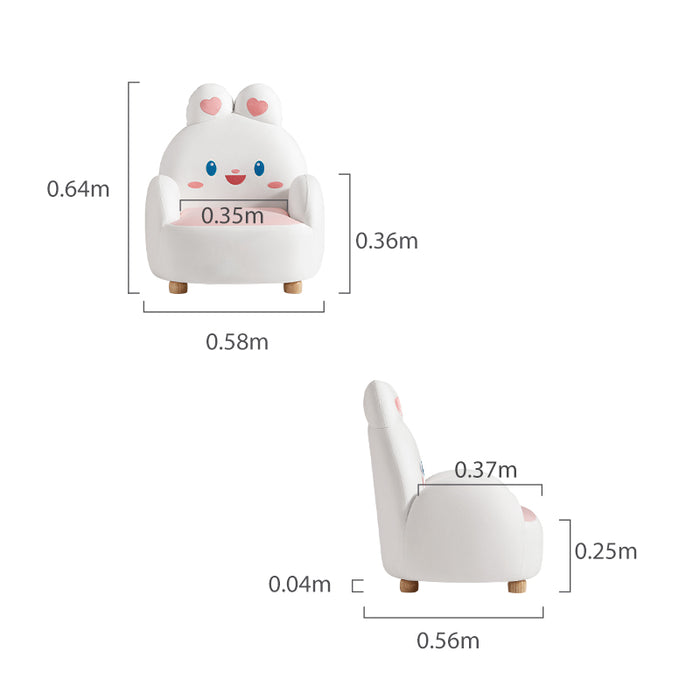 Nimue Adorable Animal-Shaped Design Tech fabric Kids Chair/Sofa Lazy Sofa