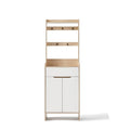 Oak Timber Entryway Storage/Shoe Cabinet with Bag Hanger/60CM/90CM