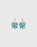 Ocean Bambu Earrings in Blue/Green