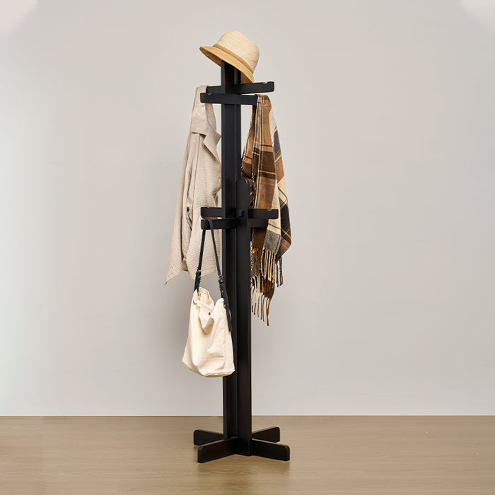 Olaf FAS-Graded Solid Ash Wood Clothing Racks Hanger/Stylish Entryway Coat Rack Multiple Color
