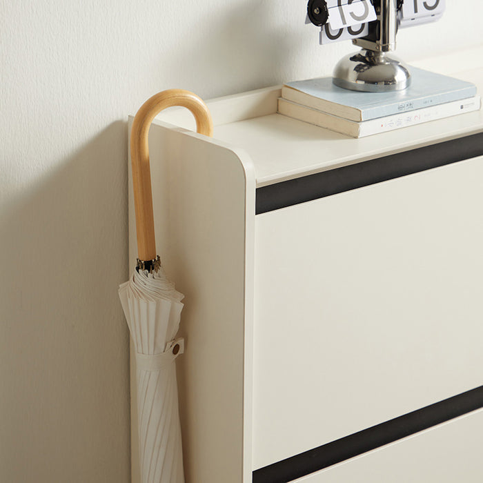 Oleander 60cm/80cm Ultra-Thin Flip-Down Shoe Cabinet/Space-Saving Entryway Storage Cabinet