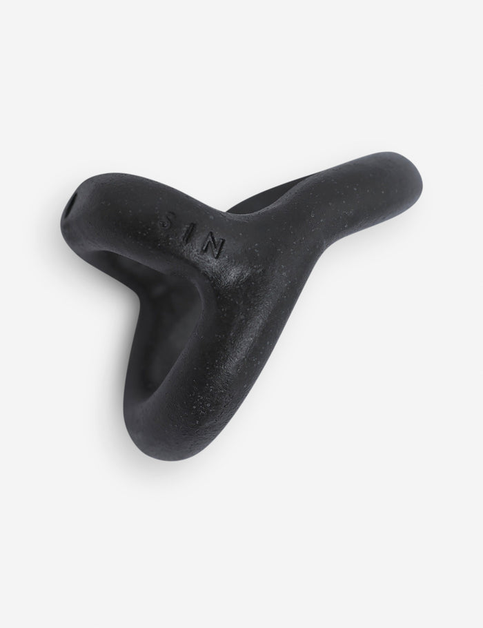 #color::black | The SIN logo on the side of the olo black wall hook