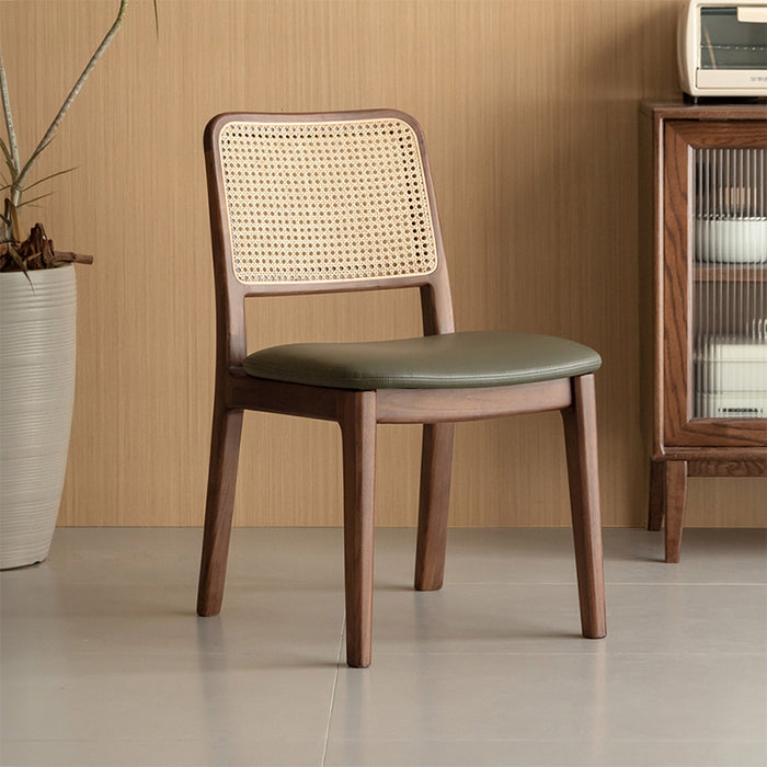 Orson Armless FAS-Graded Solid American Oak Wood Chair/Dining Chair with Upholstered Seat Cushion