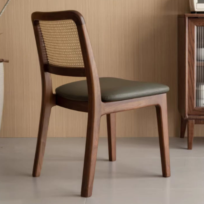 Orson Armless FAS-Graded Solid American Oak Wood Chair/Dining Chair with Upholstered Seat Cushion
