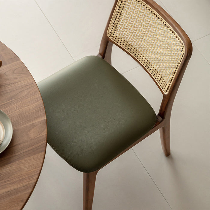 Orson Armless FAS-Graded Solid American Oak Wood Chair/Dining Chair with Upholstered Seat Cushion