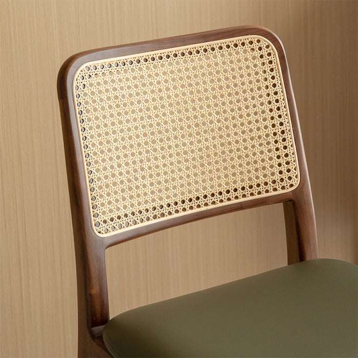Orson Armless FAS-Graded Solid American Oak Wood Chair/Dining Chair with Upholstered Seat Cushion