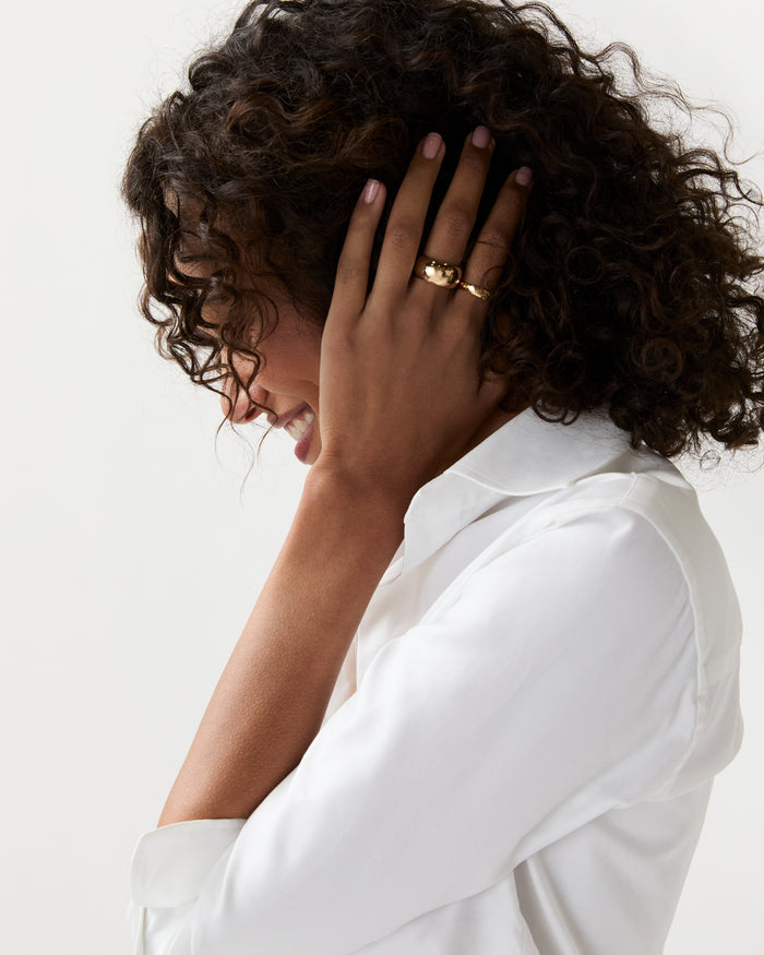 Oslo Thin Ring in Gold