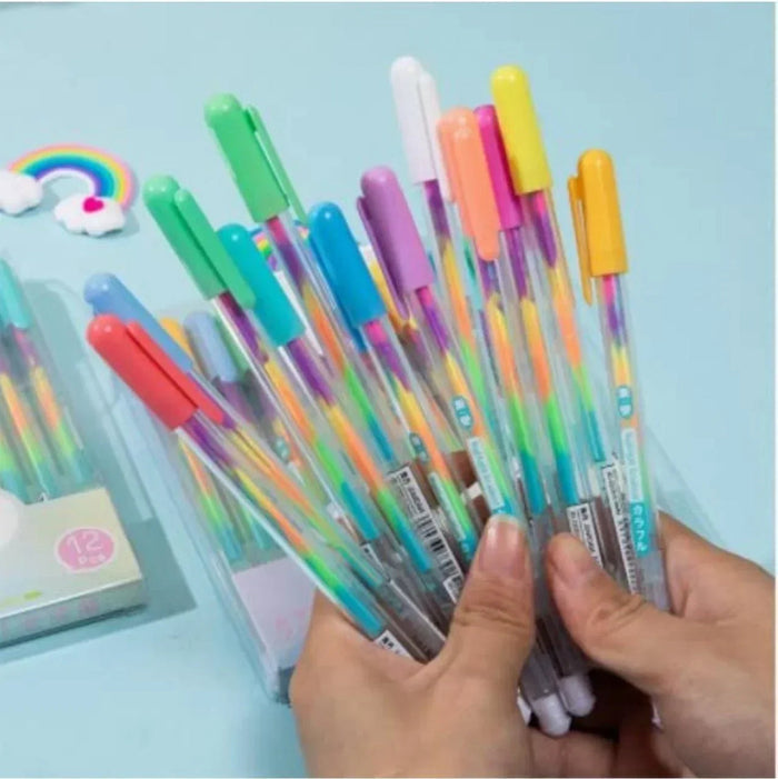 Pastel Pop Rainbow Gel Pen Set