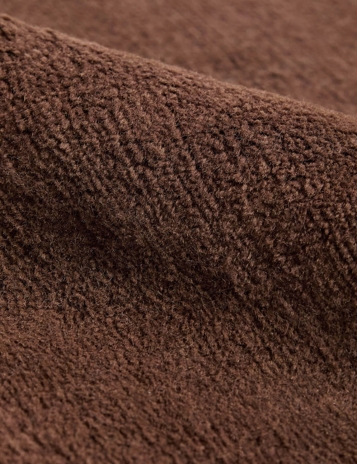 Perenne Hand-Loomed Wool Rug, Chocolate