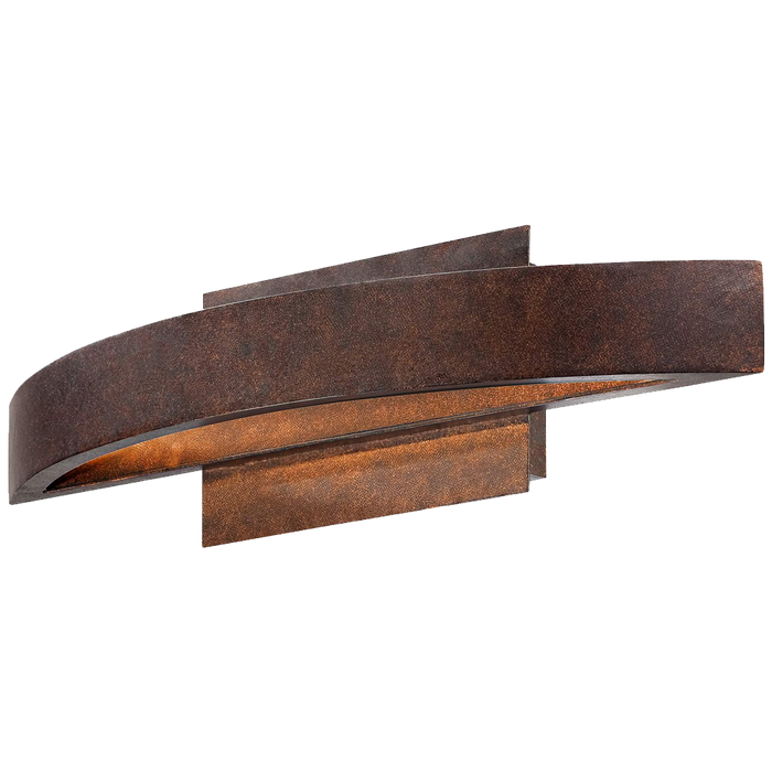 Possini Euro Coppered Arch Indoor Outdoor Led Wall Sconce