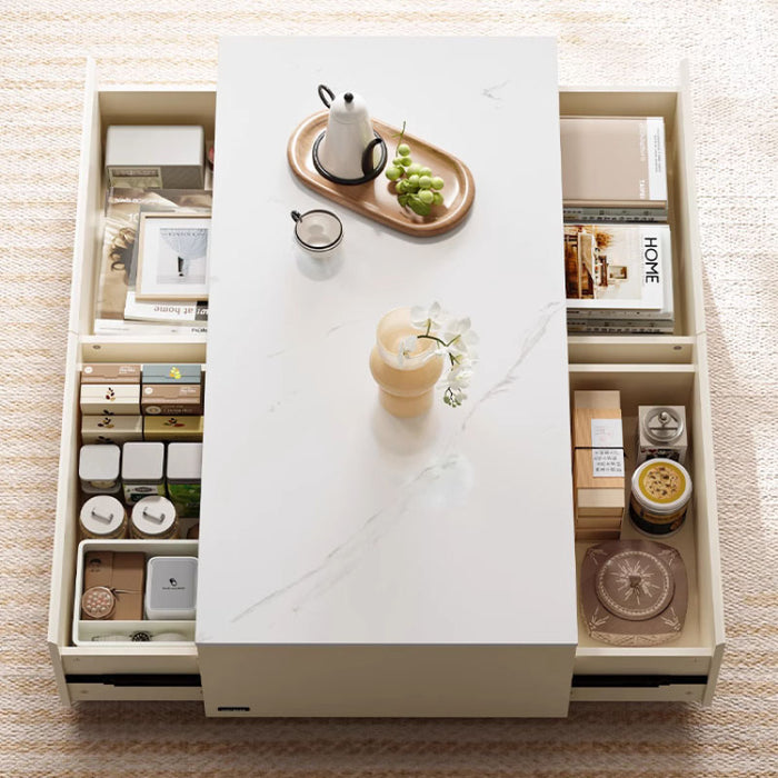 Preston 1.2m Classic Design Ceramic Coffee Table With Drawer