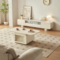 Preston Classic Design Foldable Coffee Table with Swivel Casters