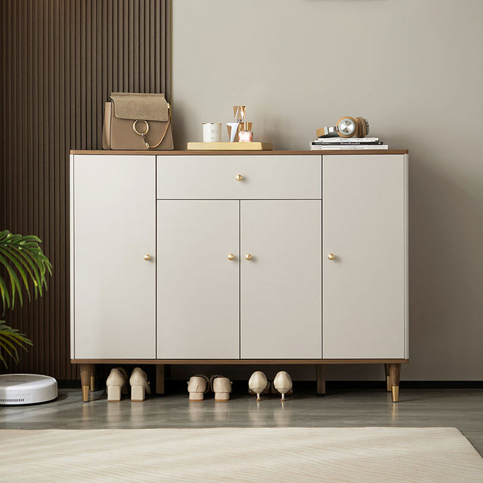 Prudence 120cm 4-door Entryway Shoe Cabinet with Drawers/Shoe Case For Home