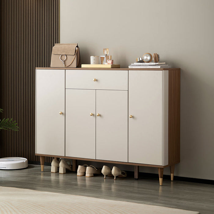 Prudence 120cm 4-door Entryway Shoe Cabinet with Drawers/Shoe Case For Home