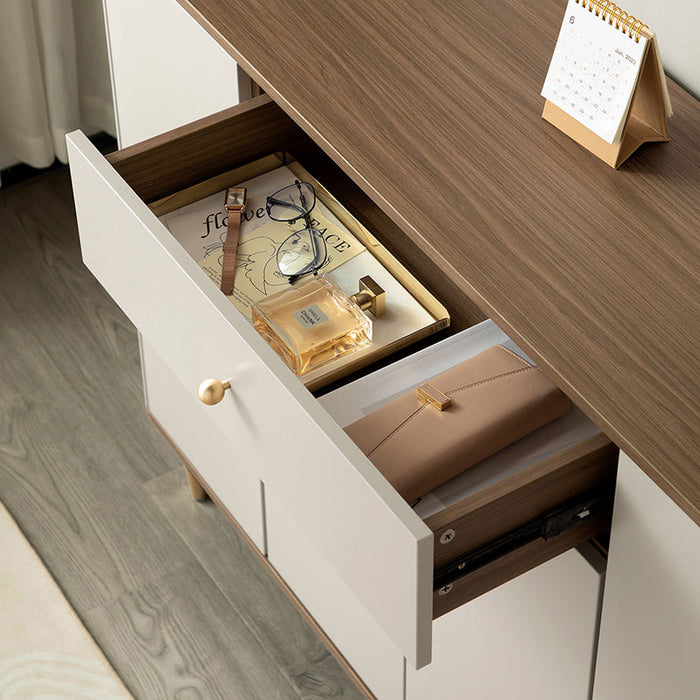 Prudence 120cm 4-door Entryway Shoe Cabinet with Drawers/Shoe Case For Home