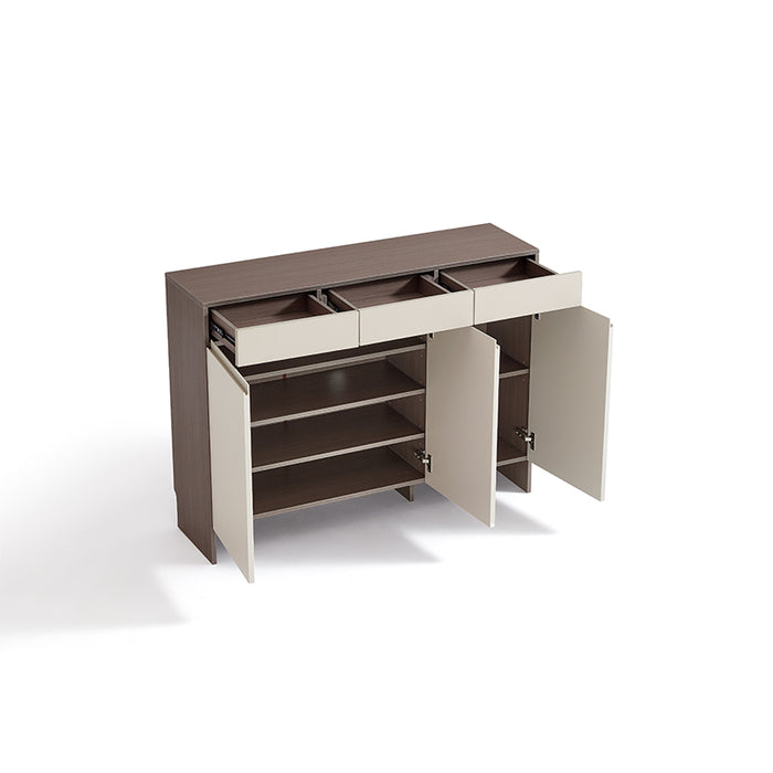 Prue 120cm 3-door Entryway Shoe Cabinet with Drawers/Shoe Case For Home