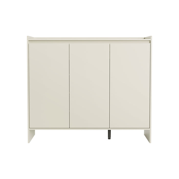 Reba 80cm/100cm/120cm/140cm Entryway Shoe Cabinet/Shoe Case For Home Cream White Color