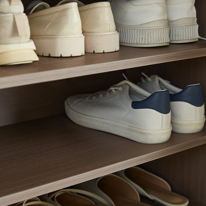 Rebel 80cm/100cm/120cm/140cm Entryway Shoe Cabinet/Shoe Case For Home Coffee & Grey Color
