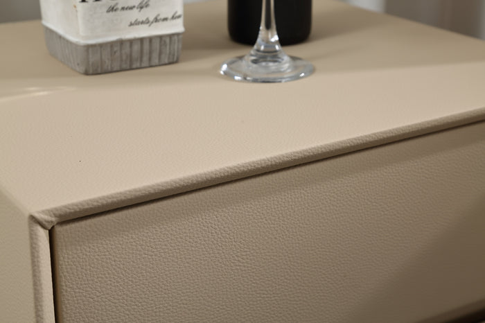 Rion Upholstered Bedside Table/ Nightstand with Drawers