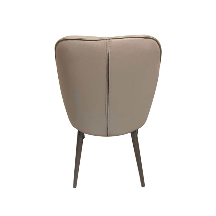Rohan Armless Carbon Steel Frame Chair/Dining Chair with Upholstered Seat Cushion