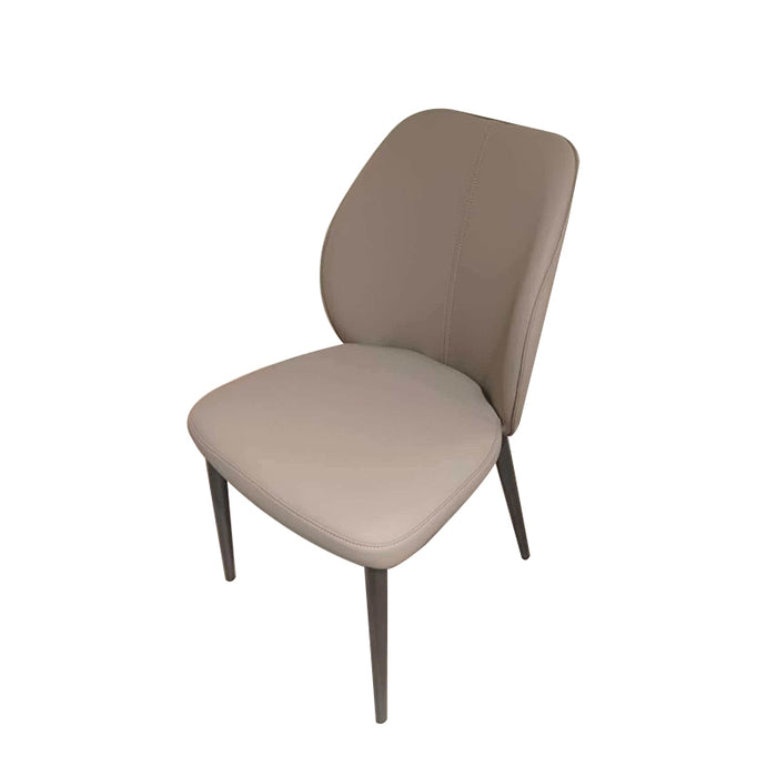 Rohan Armless Carbon Steel Frame Chair/Dining Chair with Upholstered Seat Cushion