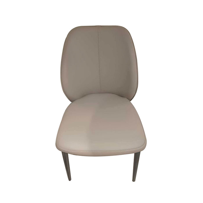 Rohan Armless Carbon Steel Frame Chair/Dining Chair with Upholstered Seat Cushion