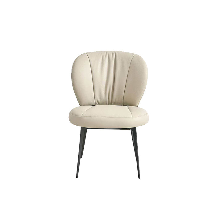 Roisin 47cm Armless Carbon Steel Frame Chair/Dining Chair with Upholstered Seat Cushion