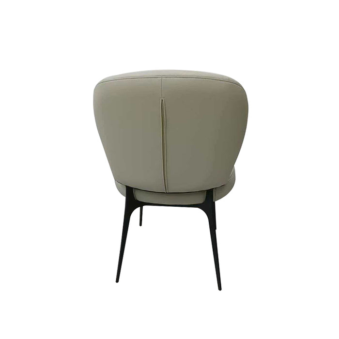 Roisin 47cm Armless Carbon Steel Frame Chair/Dining Chair with Upholstered Seat Cushion
