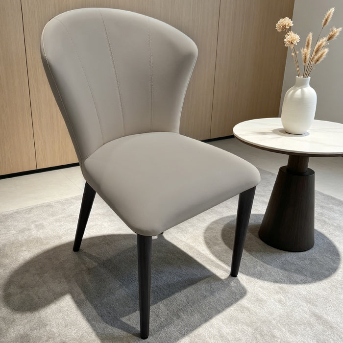 Romeo 60cm Armless Carbon Steel Frame Chair/Dining Chair with Upholstered Seat Cushion