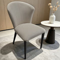 Romeo 60cm Armless Carbon Steel Frame Chair/Dining Chair with Upholstered Seat Cushion