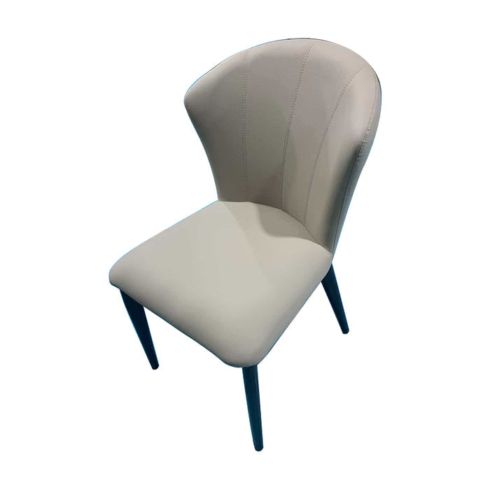 Romeo 60cm Armless Carbon Steel Frame Chair/Dining Chair with Upholstered Seat Cushion