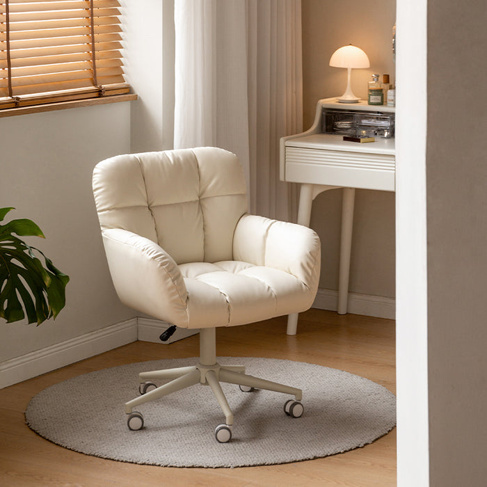 Rune Adjustable Height Dressing Chair/Office Chair and PU Wheels