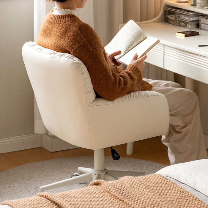 Rune Adjustable Height Dressing Chair/Office Chair and PU Wheels