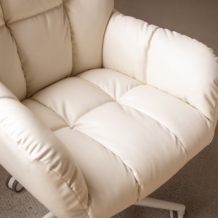 Rune Adjustable Height Dressing Chair/Office Chair and PU Wheels