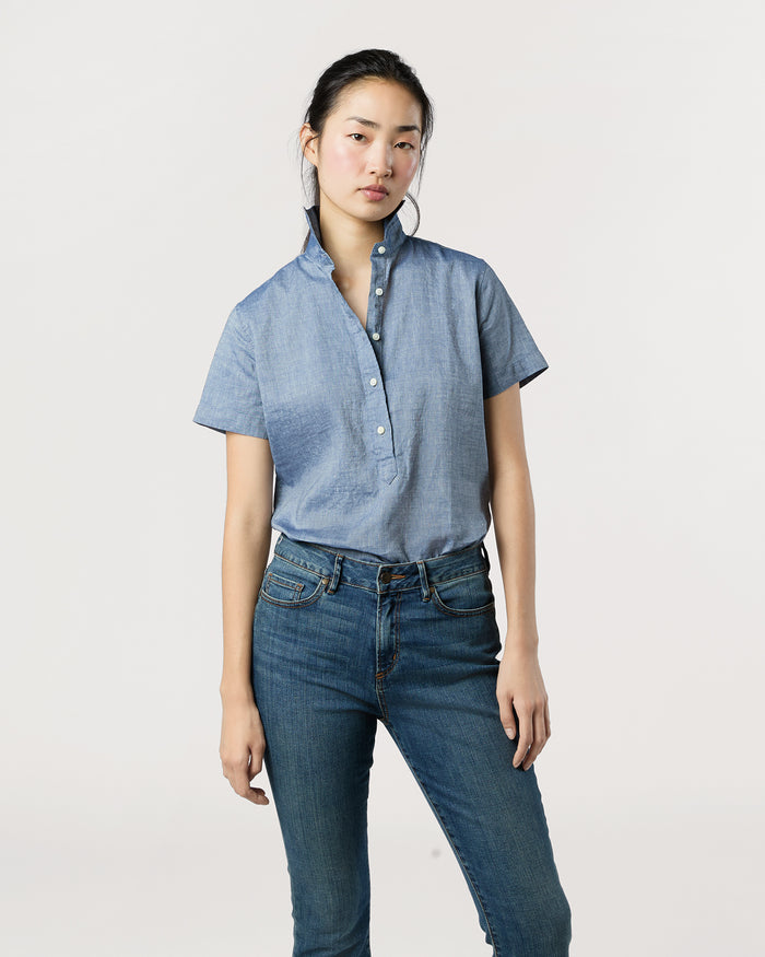 Scout Shirt in Indigo Cotolino Chambray