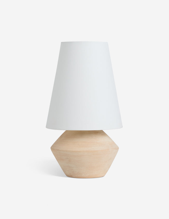 #color::ivory | Seri ceramic long shade table lamp