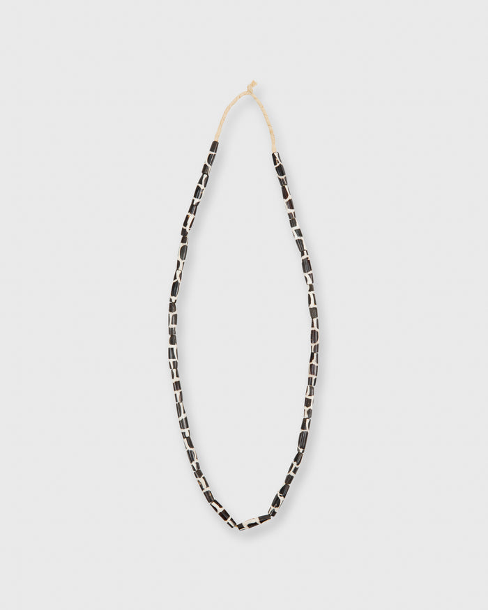 Small Elongated Cowbone Beads Brown/White Giraffe