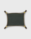Small Tray Bottle Green Leather