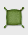 Soft Small Square Tray in Avocado Leather