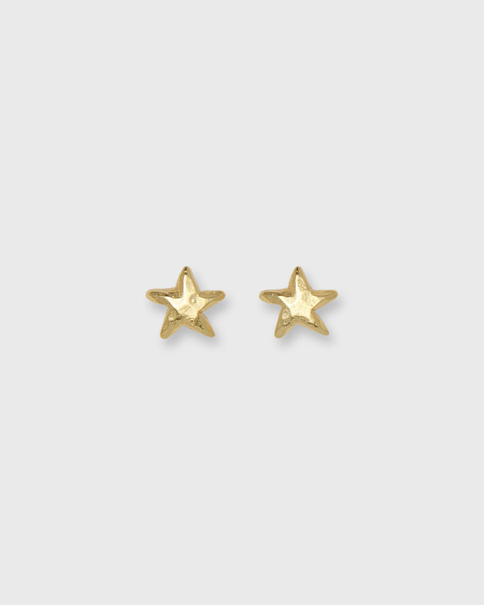 Star Studs in Gold
