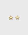 Star Studs in Gold