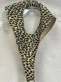 Susan Lanci Plain Step-In Harness in Cheetah Light
